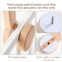 Baby Crib Mobile Arm,HBM 19-37 inches Wooden Mobile Arm for Crib Mobile Hanger for Crib Baby Girl Nursery Decor