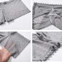 Women's Underwear Regular & Plus Size Panties Sexy Lace Boyshort Hipster Cheeky Panty (M)