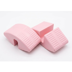 WJCJTJL Dorm Bed Ladder Foot Support – Durable Plastic Step Pad with Anti-Slip Surface for Loft Beds – Foot Saver, Easy Snap-On Design, Fits Most College Dorm Bed Ladders (Pink (2 Pack))