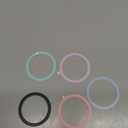 Uxcell 4 Pcs Magnetic Adapter Ring, Universal Magnetic Wireless Charger Conversion Kit Adhesive Sticker Ring for Phone Case