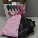 Resistance Bands with Handles for Women, 5 Level Exercise Bands Workout Bands for Physical Therapy, Yoga, Pilates, Door Anchor, Storage Pouch (10-100 LBS Colour)