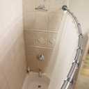 Moen CSR2145BN 5-Foot Curved Shower Rod, Brushed Nickel
