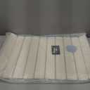 Large Stone Dish Drying Mat for Kitchen Counter, 24"16" Foldable Fast Drying Diatomaceous Earth Mat, Super Absorbent Stone Drying Pad for Dishes, Cups, Bottles (White)