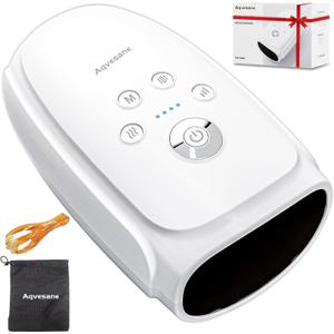 Hand Massager with Heat and Compression, Cordless Hand Massager for Arthritis and Carpal Tunnel, Gifts for Women(White)