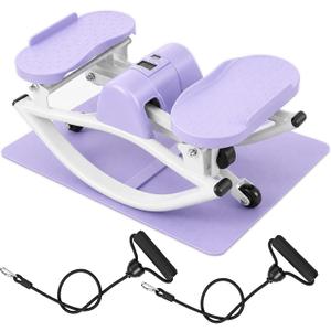 Rock Fitness Stepper, Portable Step Rocker Side to Side at Home, Aerobic Workout Machine Fitness Equipment Suitable for Apartment and Dormitory