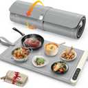FYY Warming Mat for Food 24"x15", Rapid and Full Surface Heating Gray