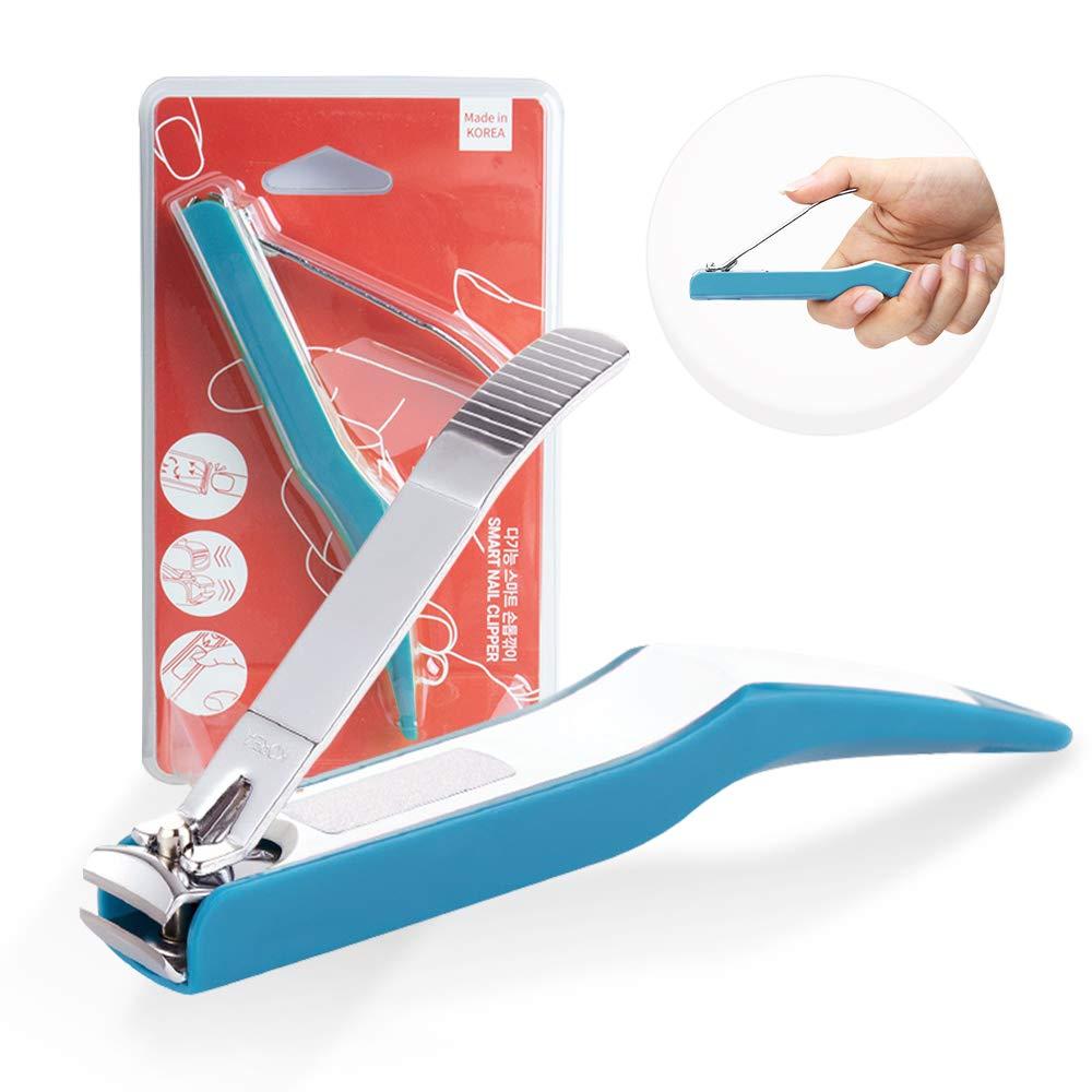 [Made in Korea] ROYAL Smart Nail Clipper with Multi-Features SMC-17, Catcher (Black & Magnifier)