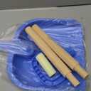 1PCS Kids Snow Shovel, 22"-32" H Detachable Wooden Childs Snow Shovel with Plastic D-Grip Handle and Scoop Winter Children Shovel Blue Toddler Shovels Outdoor Play Snow Gift for Boy Girl Snow Removal