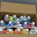 Nicpro 14 Colors Large Washable Paint Set (33.8 oz, 1000ml), Acrylic Bulk Paint Supplies Non Toxic Children Tempera Paint for Art, Craft DIY, Poster & Finger Paint, School, Home,Classroom