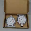 Taylor 5932 Large Dial Oven Thermometer 2 Pack, 3.25 Inch Stainless Steel Kitchen Cooking Thermometer for Oven, BBQ, Grill, Roasting, High Heat Resistance, Silver