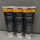 Burt's Bees Toothpaste, Natural Flavor, Charcoal with Fluoride Toothpaste, Mountain Mint, 3 x 4.7oz