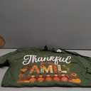 Thanksgiving Im Thankful for My Family T-Shirt, (Medium, Olive Green)