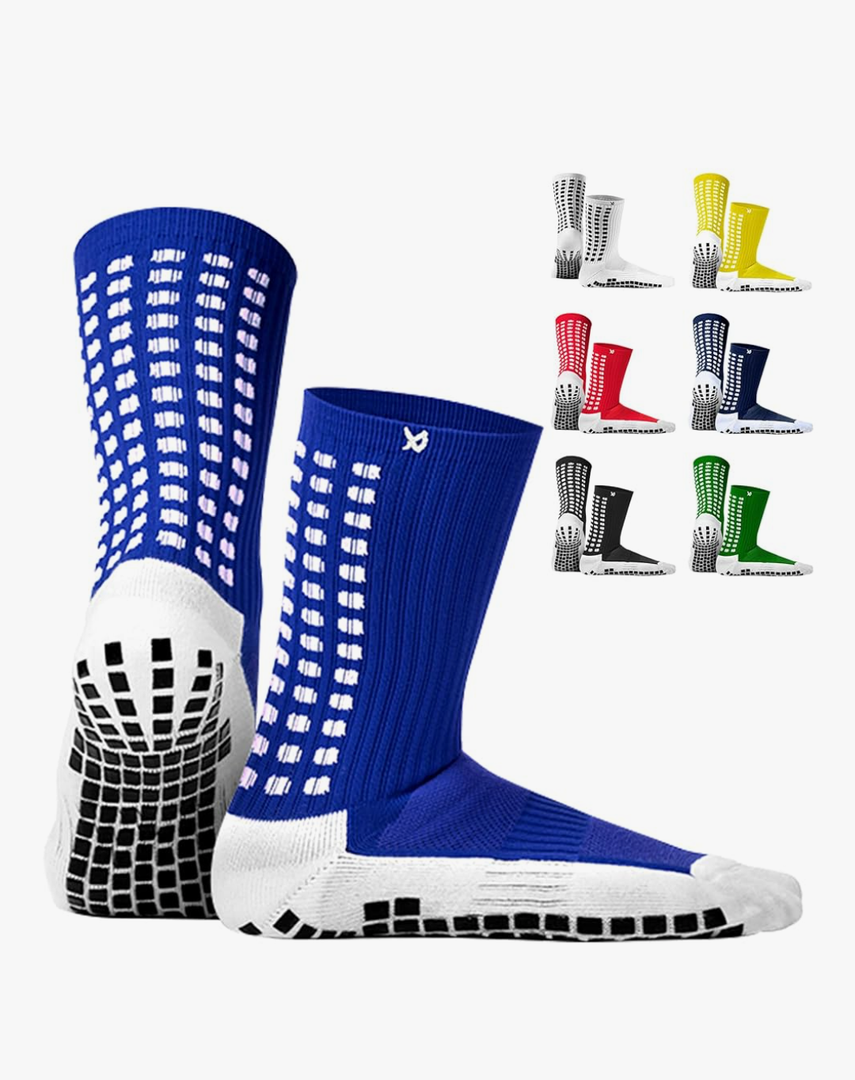 Lux Dual Grip Socks - Soccer Grip Socks for Men and Women. GripArray Performance & Comfort Small