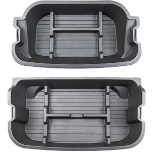 Dual-Layer Trunk Storage Box for Tesla Model Y - Durable Rear Cargo Organizer for Enhanced Storage Efficiency(Trunk 051AB)