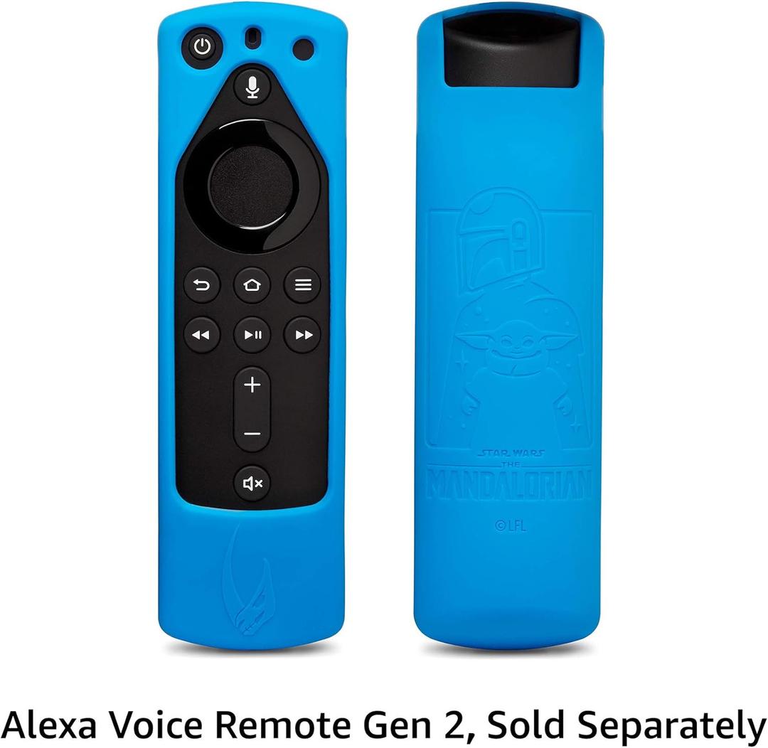 Star Wars The Mandalorian Remote Cover, for Fire TV Alexa Voice Remote Gen 2 (Bounty Blue)