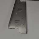 Stove Gap Covers Stainless Steel 2 Pack, Stove Gap Filler, Oven Gap Filler, Range Trim Kit, Stove Guards for Counter Side Gap Kitchen, Adjustable Length 13.8" to 27.5" - Silver