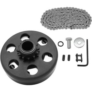 Go Kart Clutch 3/4" Bore 12 Tooth with #35 Chain, Centrifugal Clutch for Predator 212, Honda GC GX Engines and Most 2-6.5HP Small Engines performance Parts for MiniBike, Go Kart, Lawnmower.