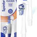 Spinbrush New PRO Clean Replacement Heads, Electric Toothbrush Refills, Soft Bristles, 2 Count