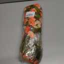 Artificial Fake Fall Mums Hanging Flowers Plants for Outdoor Decoration, 2 PCS Faux Silk Morning Glory Trailing Vines UV Resistant for Wall Home Porch Patio Party Decor (Fall Orange and Light Orange)