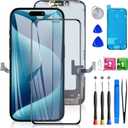 for iPhone 16e Screen Replacement 6.1 inch, 3D Touch LCD Screen Display Digitizer Frame Assembly Repair Kit with Waterproof Seal+Repair Tools+Screen Protector for A3212, A3408, A3410, A3409