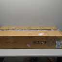 Bathroom Storage Over the Toilet, Bathroom Cabinet with Adjustable Shelves, Double Doors, and Tissue Box Holder (White)