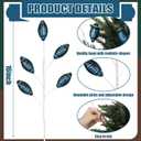 6 Pcs Cowboys Football Picks Decoration Christmas Tree Picks Team Friendship Football Table Toppers Decorative Sticks for Sports Game Day Dallas Fan Cowboys Party Birthday Vase Filler Craft Wreath