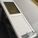 Dog Door for Sliding Glass Door Insert, Height Adjustable from 44" to 84" (Large)