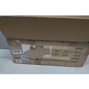 2 tier individual pull out with wooden handle 