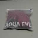 Aqua Eve 3 Piece Tankini Swimsuit for Women Tank Bathing Suit with Shorts Open Back Athletic Swimwear (Large, Purple Leaves)