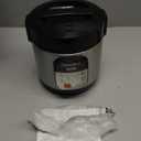 Hamilton Beach Digital Programmable Rice Cooker & Food Steamer, with Slow Hard-Boiled Egg Functions, Egg/Steam Tray, Small & Compact, 6 Cups Cooked (3 Uncooked), Stainless Steel (37524)