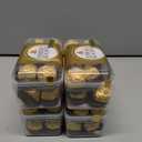 4 x Ferrero Rocher, Premium Milk Chocolate Hazelnut, Individually Wrapped, Chocolate Gift Box, 16 Count, 7 oz (EXP 09/30/25)