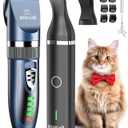 oneisall Cat Clippers and Paw Trimmer 3 in 1 Cat Grooming Kit,Cat Clippers for Matted Hair,Cordless Kitty Shaver for Matted Long Hair,2 Speed Pet Clippers