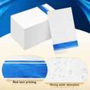 3 x Tinlade Blue and White 100 Pack Disposable Guest Napkins Stripe Design