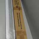 LUCKUP Cellular Shades Cordless Blackout Honeycomb Blinds, Room Darkening Pull Down Window Shade for Bedroom Living Room Nursery, 38'' W x 64'' H, Grey-White