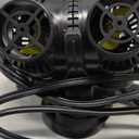 FREESEA Aquarium Circulation Pump Wave Maker Power Head with Magnetic Mount Suction for 20-75 Gallon Saltwater Freshwater Tank (1600 GPH, Black)