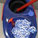 O-Cedar RinseClean Spin Mop & Bucket System + 1 Extra Mop Head | Clean with Clean Water | Removes 99% of Bacteria