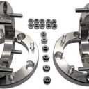 Heavy Duty 1" Wheel Washers Replacement for 4/156mm Bolt Pattern Polaris 3/8" Studs to Polaris 12mm Wheels 2008-2014 RZR Ranger 500/800 (Set of 4)