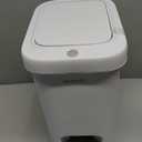 MOPALL 2.7 Gallon Small Bathroom Trash Can with Lid Soft Close, Garbage Can with Press Top Lid & Foot Pedal, Step Trashcan Slim Trash Bin Waste Basket for Toilet, Office, Bedroom, Kitchen, Living Room