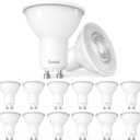 Sunco 12 Pack GU10 LED Bulb, 550LM, 5000K Daylight, 5.5W=50W Equivalent, Dimmable MR16 Bulbs for Recessed, Track Lighting, Spot Lights, Range Hood, 25000 Lifetime Hours, UL
