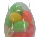 Easter Fill Eggs - Warm Bright, 18 Pieces