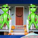 Zhanmai 3 Pieces 63 Inch Giant Inflatable Alien Blow up Jumbo Green Inflate Alien for Theme Birthday Party Favors Decorations Indoor Outdoor Photo Prep Halloween Easter Christmas Decorations