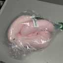 KAKIBLIN Baby Head Pillow, 2 in 1 Banana Neck Pillow for Baby, Babies Neck Pillows for Stroller, Adjustable Head Support Pillows for Newborn (Pink)