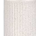 LALA DOLCE Foam Dispenser - Hand Pump Dispenser Beige Foaming Soap Dispenser Ceramic Dish Liquid Dispenser for Kitchen Bathroom Hand Wash Bottle (13.5oz/400ml Beige)