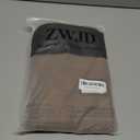 ZWJD Decorative Linen Throw Pillow Covers 26x26 Set of 2 Solid Handcrafted Striped Cushion Covers for Bed Soft Modern Farmhouse Neutral Pillowcase for Couch Bedroom Living Room Home Decor(Coco Brown)