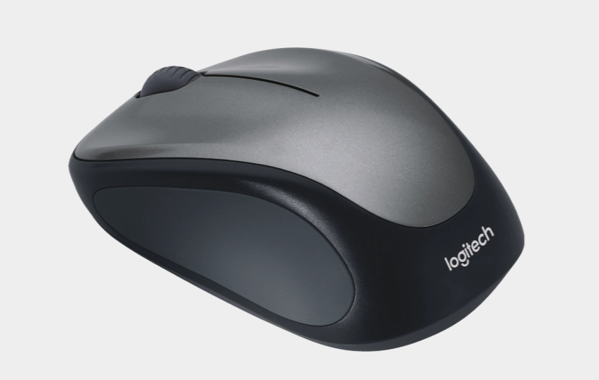 Logitech M185 Wireless Mouse, 2.4GHz with USB Mini Receiver, 12Month Battery Life, 1000 DPI Optical Tracking, Ambidextrous PC/Mac/Laptop  Swift Grey