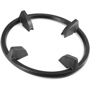 Hiorucet DG94-00939A Cast Iron Wok Ring, Wok Support Ring for Gas Stove Samsung, GE, KitchenAid, Whirpool, Kenmore, Bosch, Frigidaire, Non Slip Wok Burner Rings Pan Stand Round Rack Holder Accessories