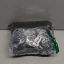 Augisteen Halloween Grim Reaper Costume Medieval Renaissance Hooded Cloak Adult Scary Black Robe Wizard Cape for Unisex Cosplay Props Supplies(Black)