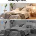 1080p HD WiFi Security Camera -Indoor Nanny Cam -Surveillance Cameras with Motion Detection and Night Vision - Home Security for with App