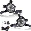 RP Remarkable Power CRV Fog Light 2007 2008-2009, Fog Light for 2007 2008 2009 CRV EX/EX-L/LX Fog Lamp Kit with Universal Wiring Harness& Switch Clear Lens Halogen Bulbs for 07-09 CRV FL7032