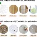 Christmas Candy Window Stickers Decorations Hot Stamping Lollipop Peppermint Window Clings Christmas Peppermint Candy Wall Decals for Xmas Winter Candyland Party Decorations (34 Pcs)